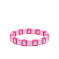BR-RS-1002 Lt Pink/Bubblegum Rhinestone Bracelet