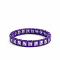 BR-RS-1002 Purple Rhinestone Bracelet