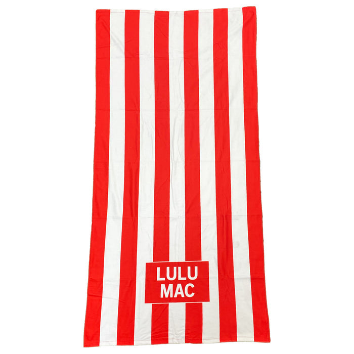 BT1413-Red Darby Beach Towel