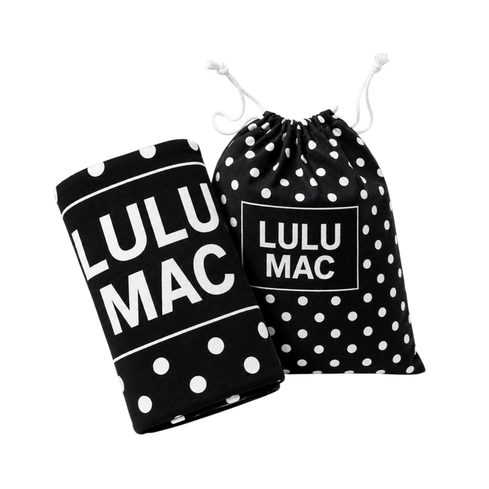 BT1413XL-Black/White Dot XL Beach Towel
