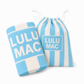 BT1413XL-Blue  Stripe XL Darby Beach Towel