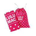 BT1413XL-Hot Pink/White Dot XL Beach Towel