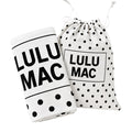 BT1413XL-White/Black Dot XL Beach Towel