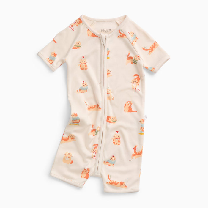 Cat Nap Summer Baby Pajamas