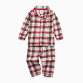 Check Button Up Shirt & Pant Set