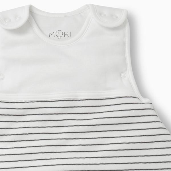 Clever Summer Sleep Sack 0.5 TOG - Grey Stripe