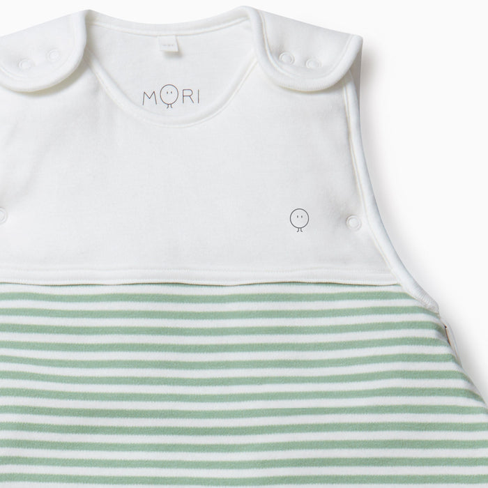 Clever Year Round Sleep Sack 1.5 TOG - Sage Stripe