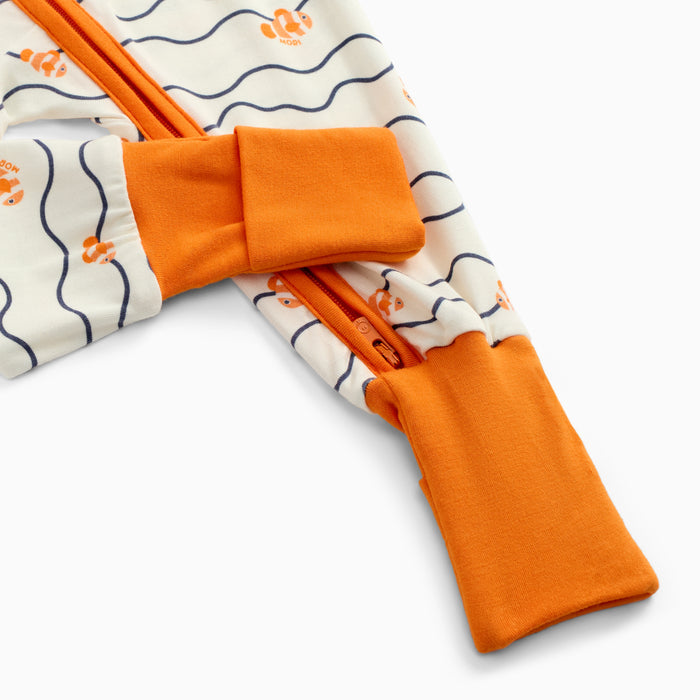 Clown Fish Clever Zip Baby Pajamas