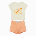Clown Fish Tee & Ribbed Shorts Outfit