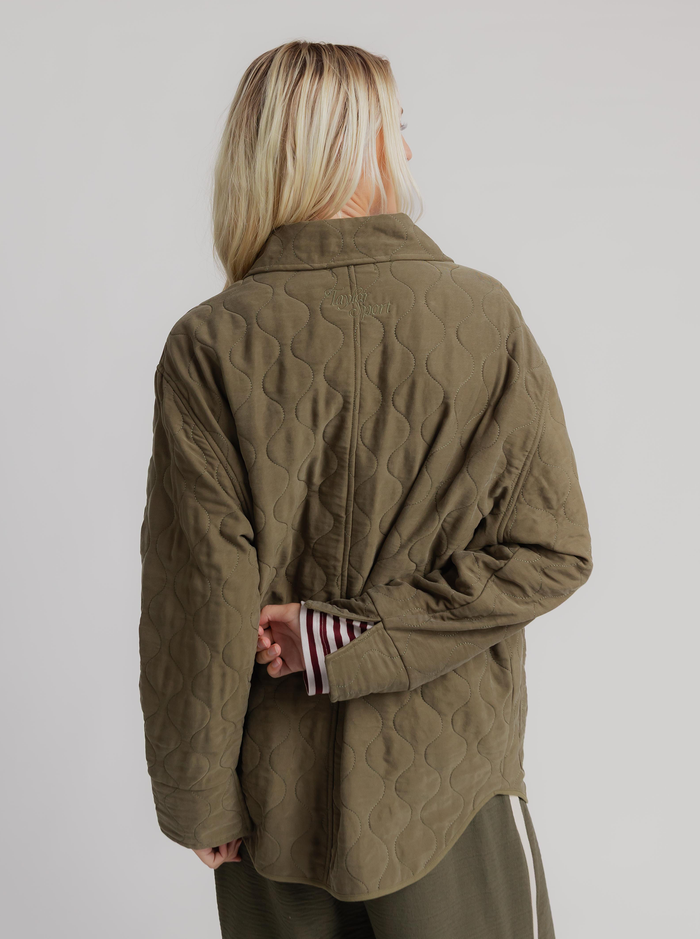 Collared Quilted Jacket