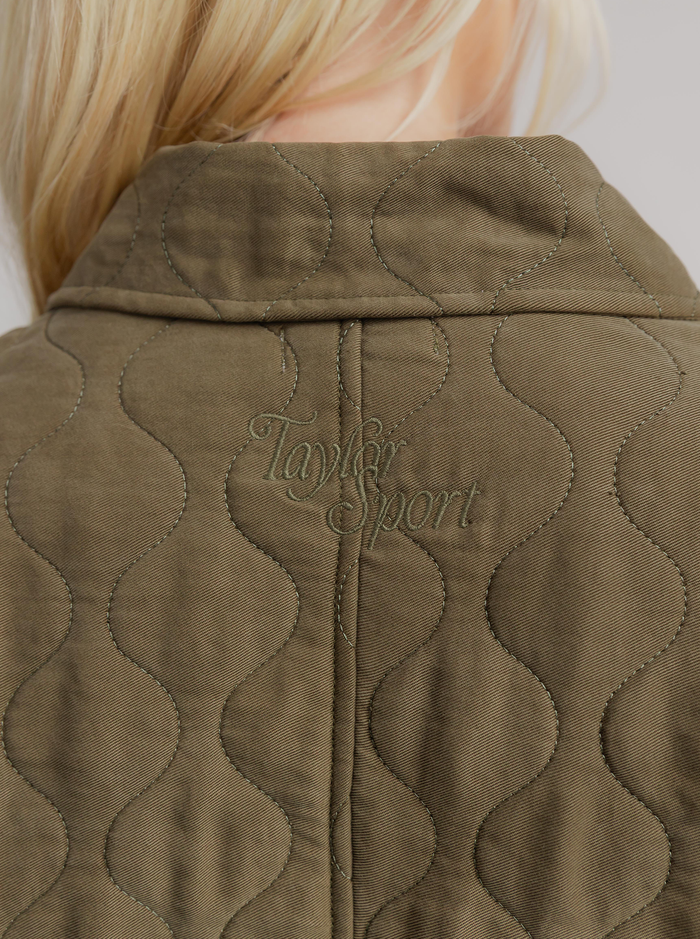 Collared Quilted Jacket