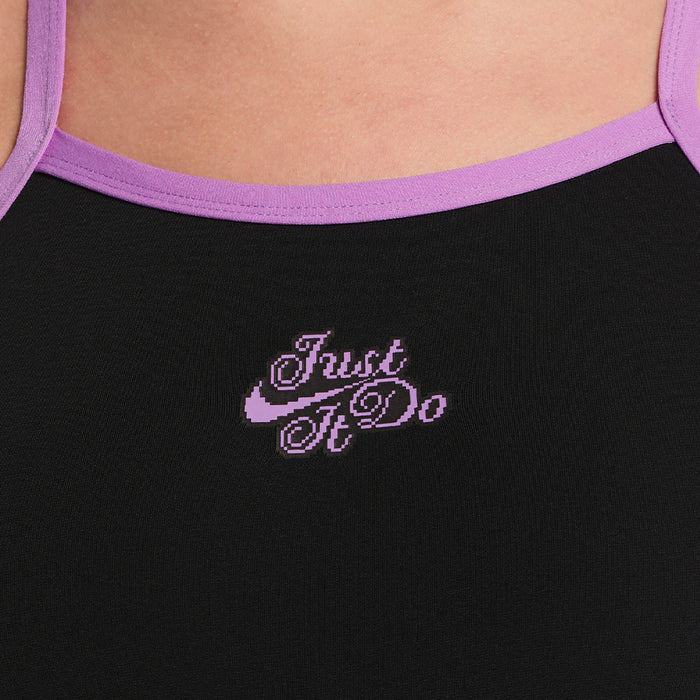 Đồ Bơi Một Mảnh Nữ Nike Swim Asia SMU - Racerback Low Leg - Đen - Supersports Vietnam