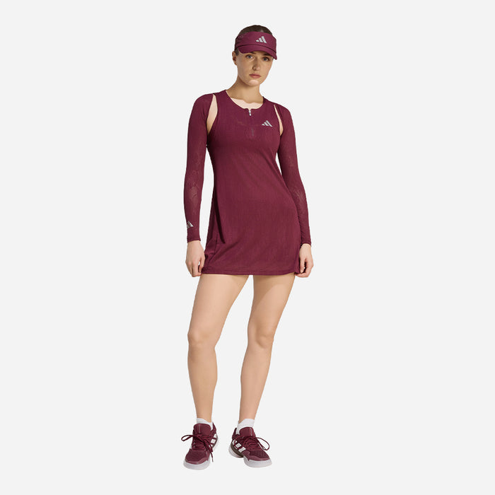Đầm Nữ Adidas Dress Pro - Đỏ - Supersports Vietnam