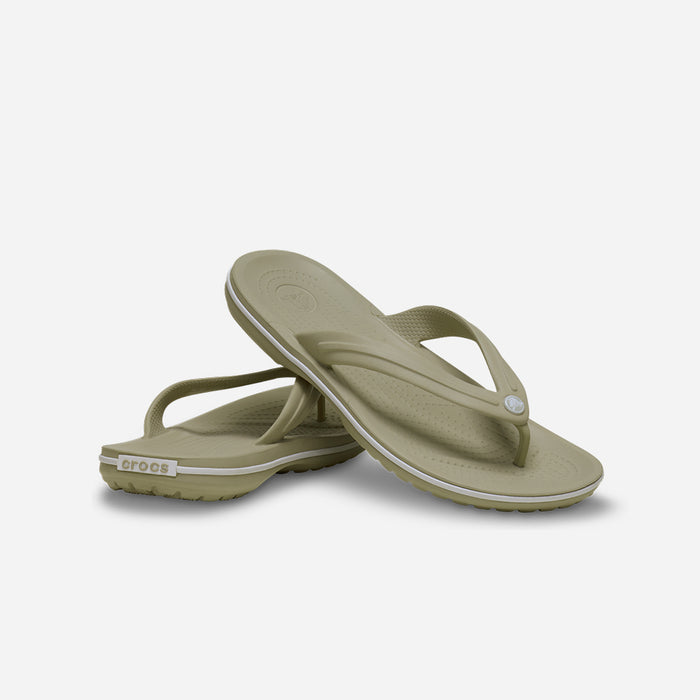 Dép Xỏ Ngón Unisex Crocs Crocband - Nâu - Supersports Vietnam