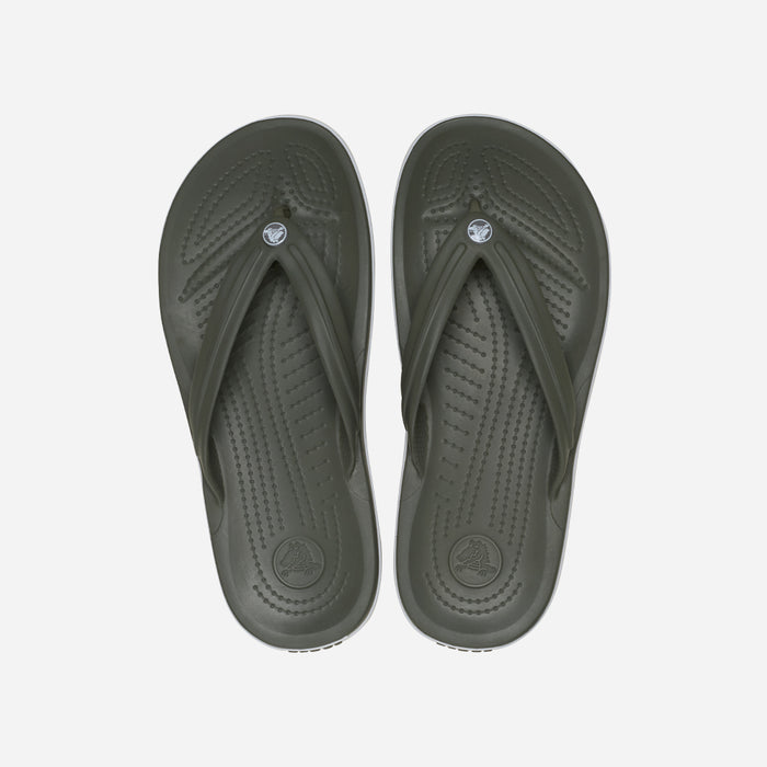 Dép Xỏ Ngón Unisex Crocs Crocband - Xanh Quân Đội - Supersports Vietnam