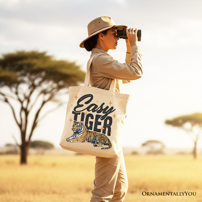 Easy Tiger Canvas Tote Bag