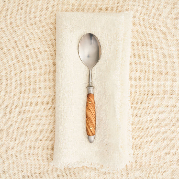 Eichenlaub Old German Flatware in Olive Wood
