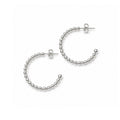 ER-HP-1000 SILVER HOOP EARRINGS