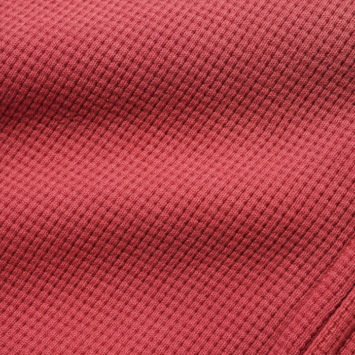 Faded Waffle Zip-Thru Hood