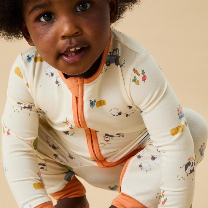 Farmyard Clever Zip Snug Fit Pajamas