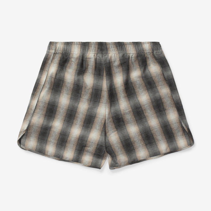 Flannel Check Shorts
