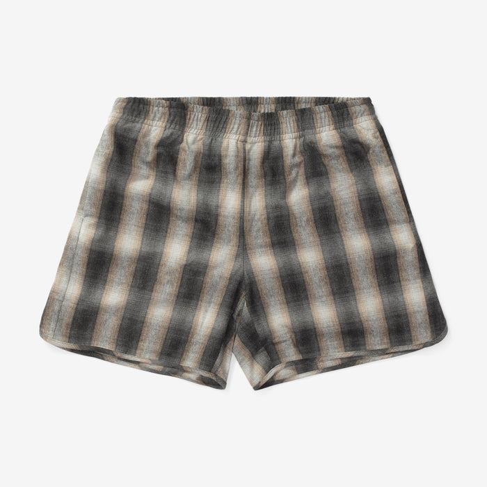 Flannel Check Shorts