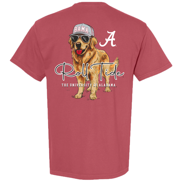 GGO-AL-1003 Roll Tide Dog Crimson