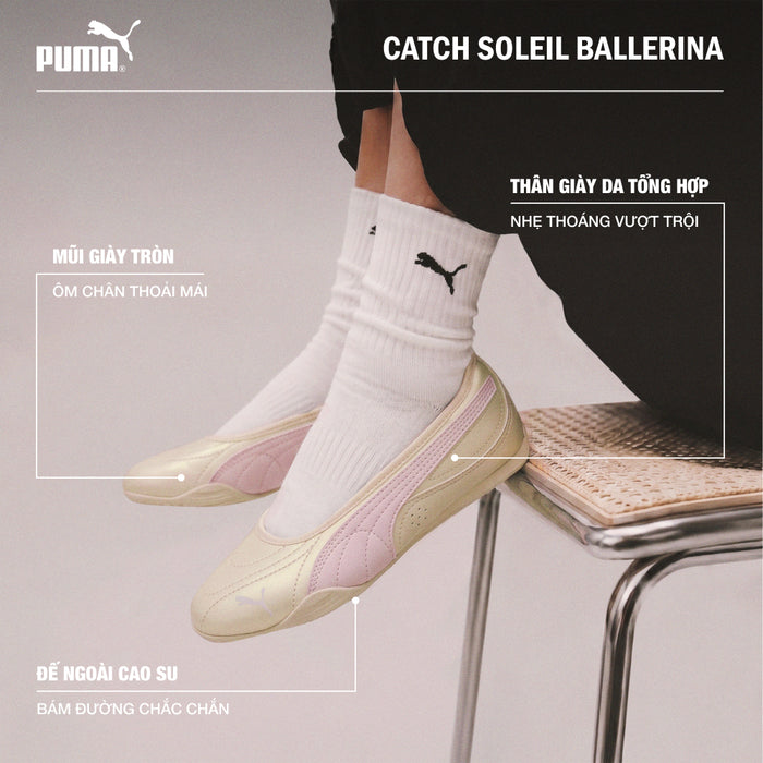 Giày Búp Bê Nữ Puma Catch Soleil Ballerina - Be - Supersports Vietnam