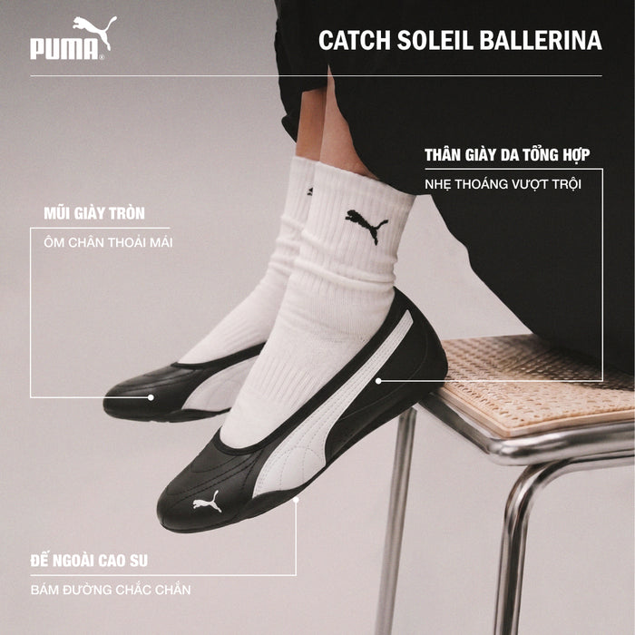 Giày Búp Bê Nữ Puma Catch Soleil Ballerina - Đen - Supersports Vietnam
