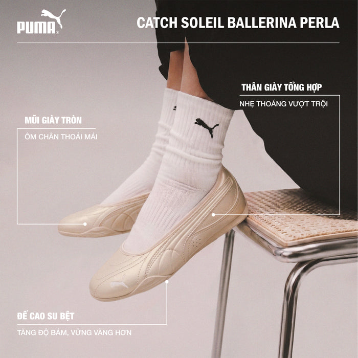 Giày Búp Bê Nữ Puma Catch Soleil Ballerina Perla - Be - Supersports Vietnam