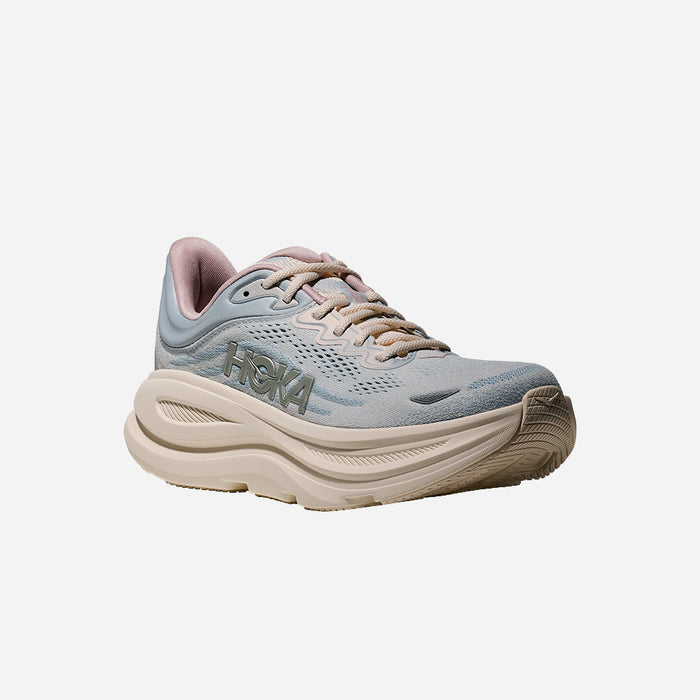 Giày Chạy Bộ Nữ HOKA Bondi 9 Glm Wide - Xanh Dương - Supersports Vietnam