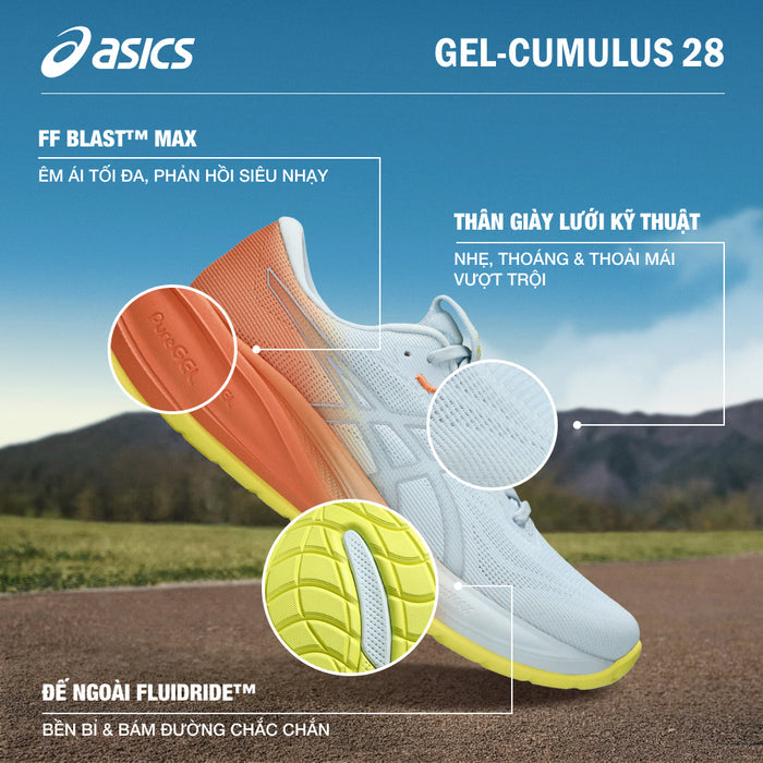 Giày Chạy Bộ Nam Asics Gel-Cumulus 28 - Nhiều Màu - Supersports Vietnam