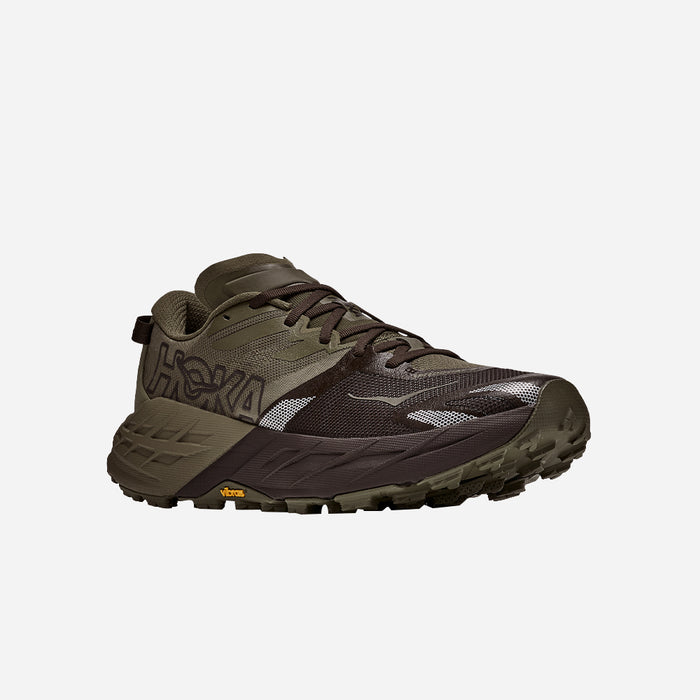 Giày Chạy Trail Nam HOKA Speedgoat 7 Wide - Xanh Quân Đội - Supersports Vietnam