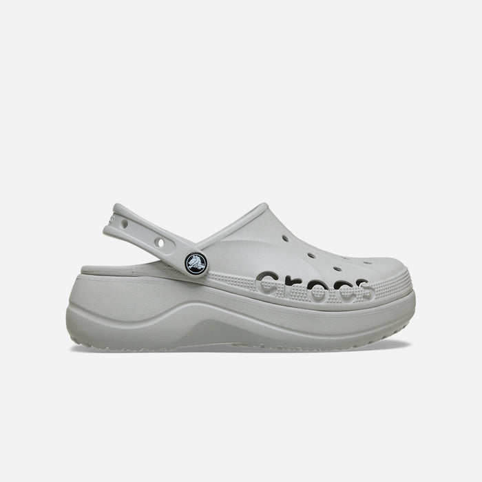 Giày Clog Nữ Crocs Baya Platform - Xám - Supersports Vietnam