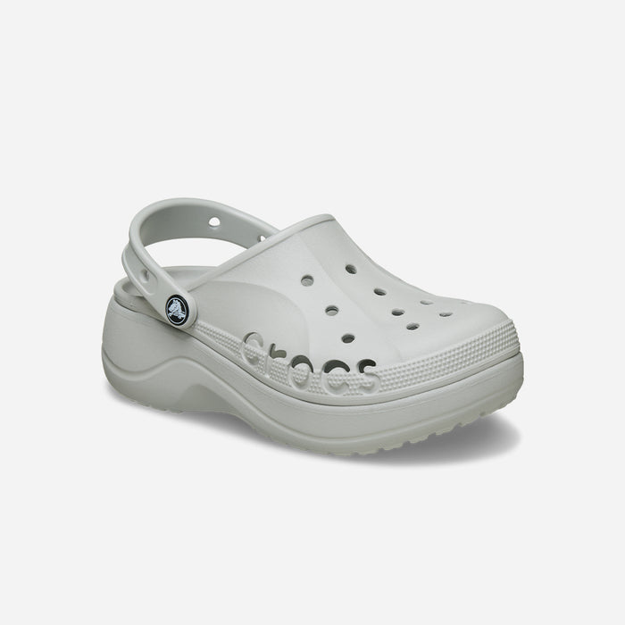 Giày Clog Nữ Crocs Baya Platform - Xám - Supersports Vietnam