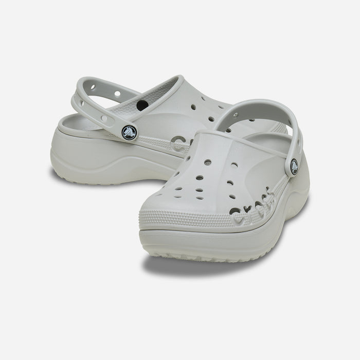 Giày Clog Nữ Crocs Baya Platform - Xám - Supersports Vietnam