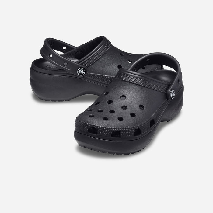 Giày Clog Nữ Crocs Classic Platform - Đen - Supersports Vietnam