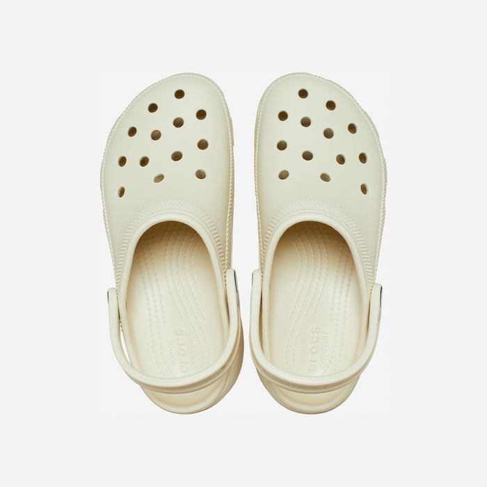 Giày Clog Nữ Crocs Classic Platform Bone - Be - Supersports Vietnam