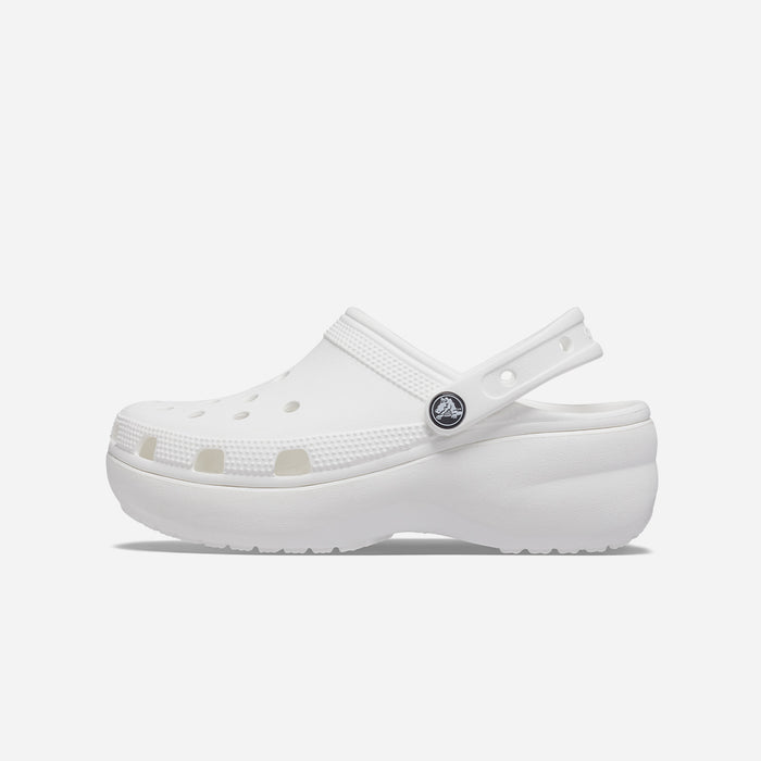 Giày Clog Nữ Crocs Classic Platform White - Trắng - Supersports Vietnam
