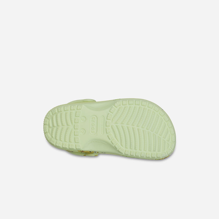 Giày Clog Trẻ Em Crocs Classic Glow Silly Slime - Vàng Chanh - Supersports Vietnam