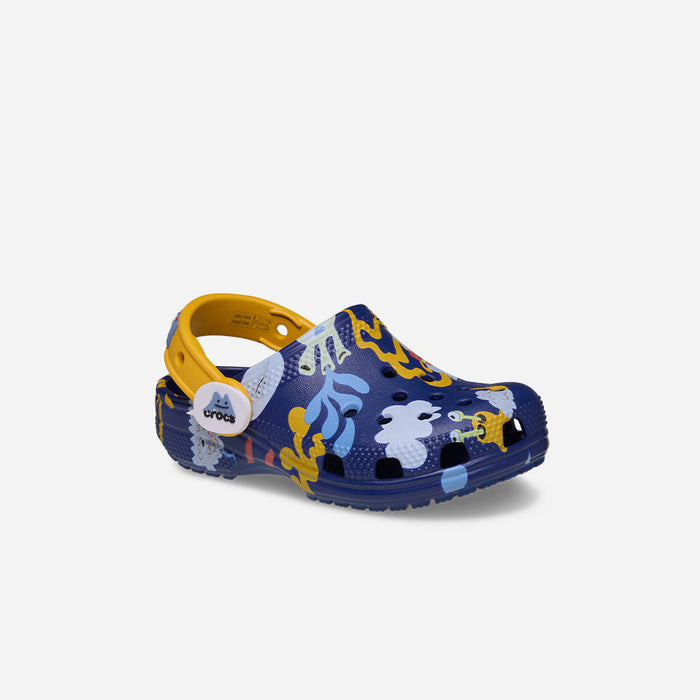 Giày Clog Trẻ Em Crocs Classic Monster Mash - Xanh Navy - Supersports Vietnam