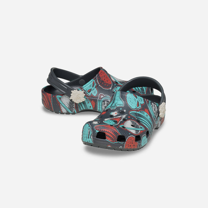 Giày Clog Trẻ Em Crocs Classic Space Monster - Xám - Supersports Vietnam