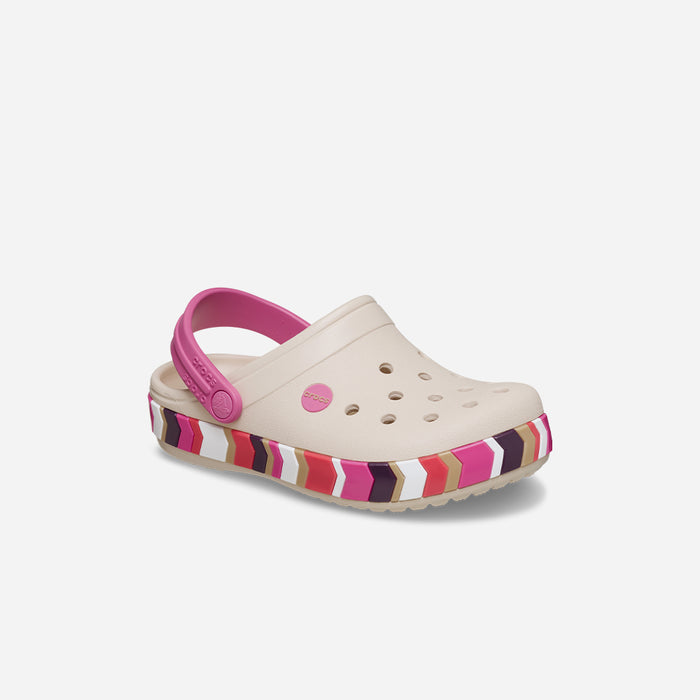 Giày Clog Trẻ Em Crocs Crocband Chevron Band - Nhiều Màu - Supersports Vietnam