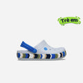 Giày Clog Trẻ Em Crocs Crocband Chevron Band - Xanh Dương - Supersports Vietnam