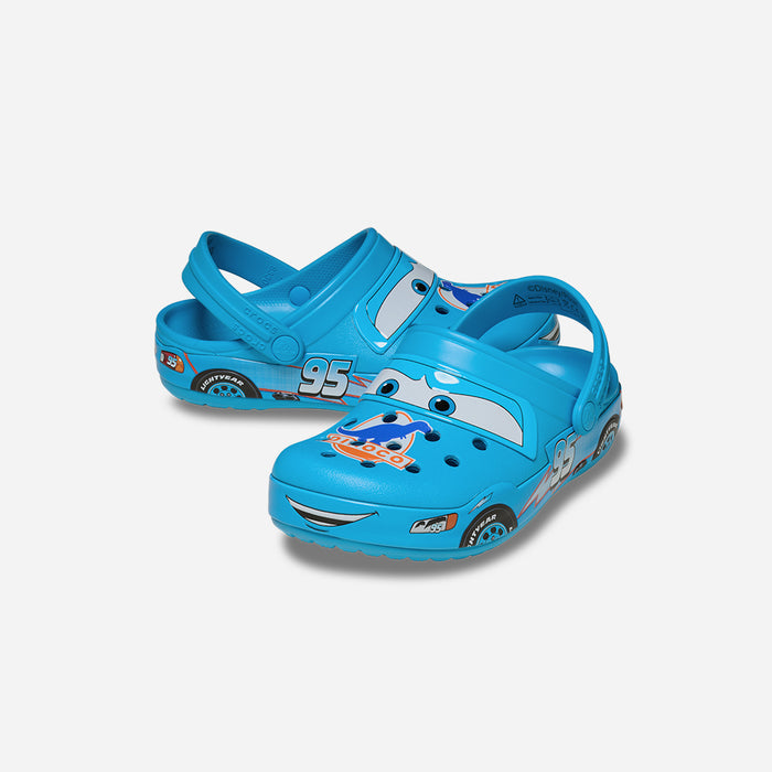 Giày Clog Trẻ Em Crocs Lightning McQueen Dinoco Crocband - Xanh Dương - Supersports Vietnam