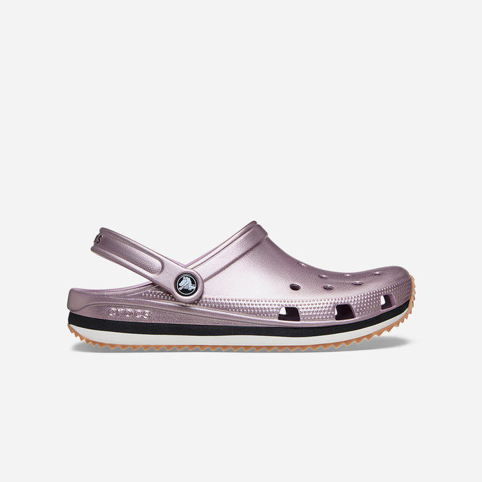 Giày Clog Unisex Crocs Crocband Metallic Runner - Tím - Supersports Vietnam
