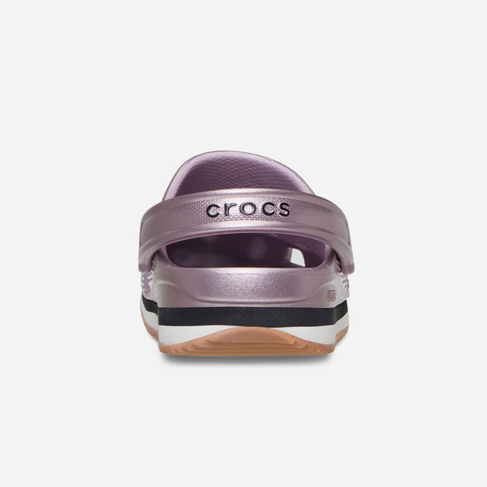Giày Clog Unisex Crocs Crocband Metallic Runner - Tím - Supersports Vietnam