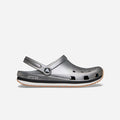Giày Clog Unisex Crocs Crocband Metallic Runner - Xám - Supersports Vietnam