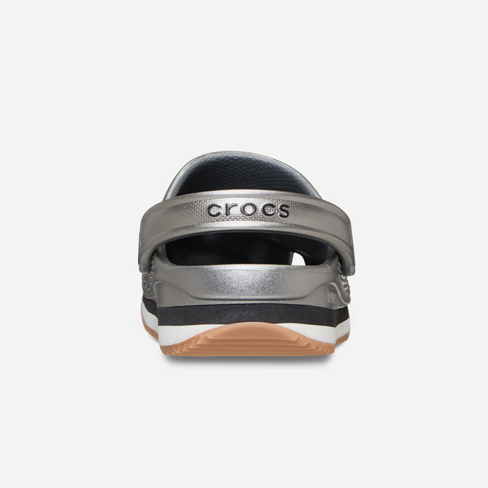 Giày Clog Unisex Crocs Crocband Metallic Runner - Xám - Supersports Vietnam
