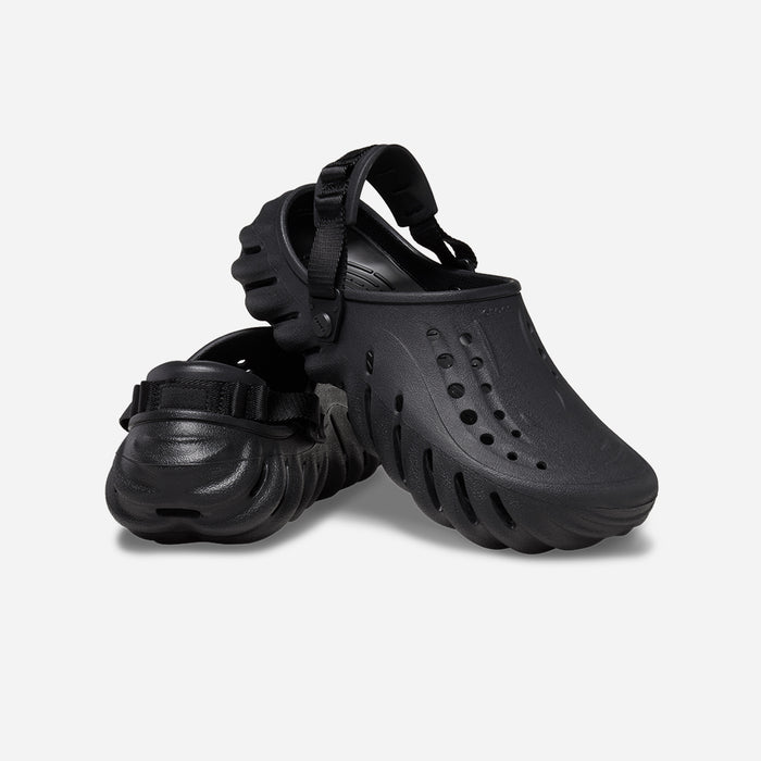 Giày Clog Unisex Crocs Echo - Đen - Supersports Vietnam